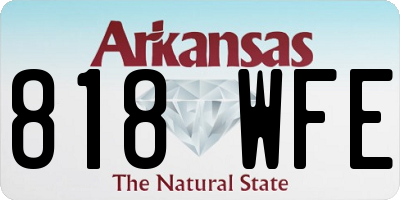 AR license plate 818WFE