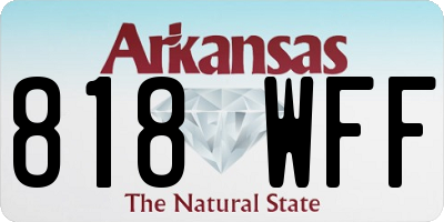 AR license plate 818WFF