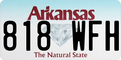 AR license plate 818WFH