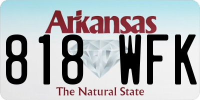 AR license plate 818WFK
