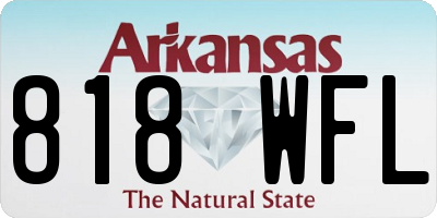 AR license plate 818WFL