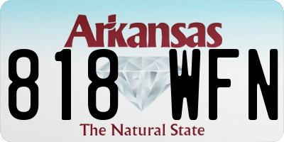 AR license plate 818WFN
