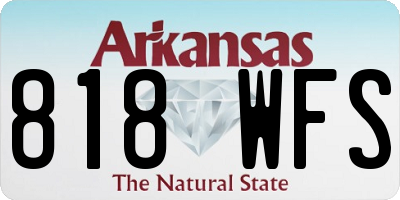 AR license plate 818WFS