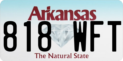 AR license plate 818WFT