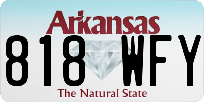 AR license plate 818WFY