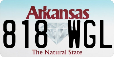 AR license plate 818WGL