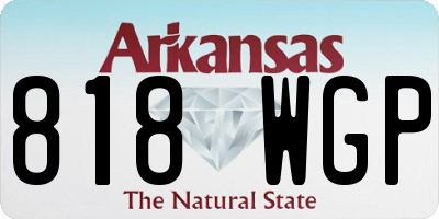 AR license plate 818WGP