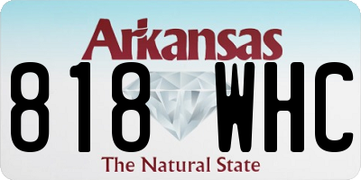 AR license plate 818WHC