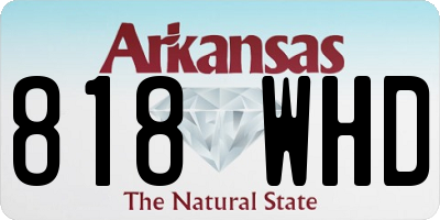 AR license plate 818WHD