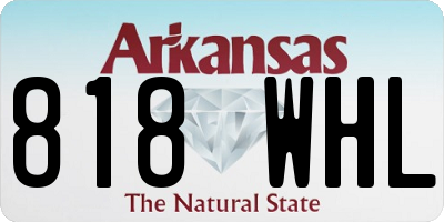 AR license plate 818WHL