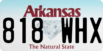 AR license plate 818WHX