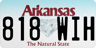 AR license plate 818WIH