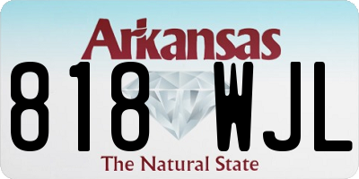 AR license plate 818WJL