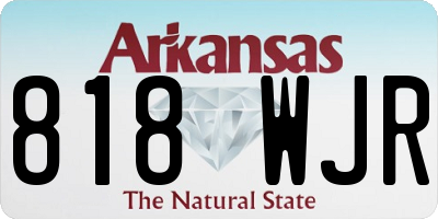 AR license plate 818WJR