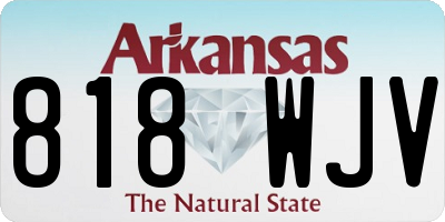 AR license plate 818WJV