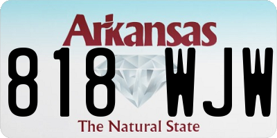 AR license plate 818WJW