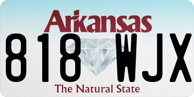 AR license plate 818WJX