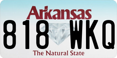 AR license plate 818WKQ