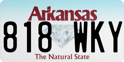 AR license plate 818WKY