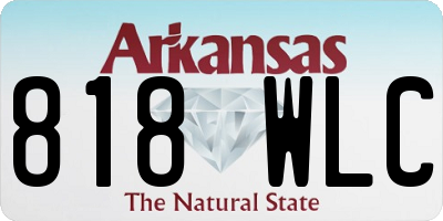 AR license plate 818WLC