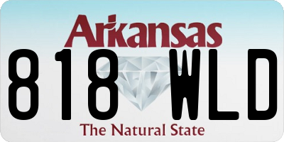 AR license plate 818WLD