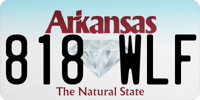 AR license plate 818WLF