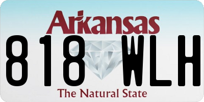 AR license plate 818WLH