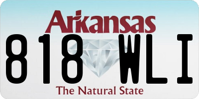 AR license plate 818WLI