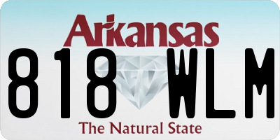 AR license plate 818WLM
