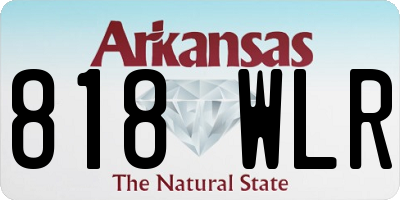 AR license plate 818WLR