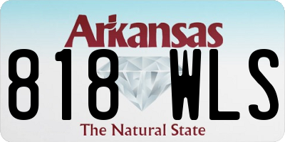 AR license plate 818WLS