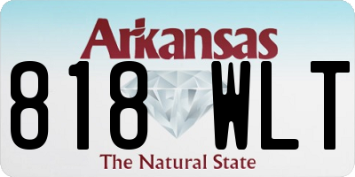 AR license plate 818WLT