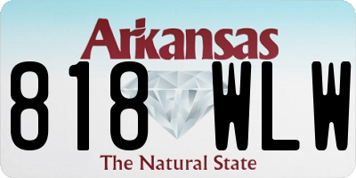 AR license plate 818WLW