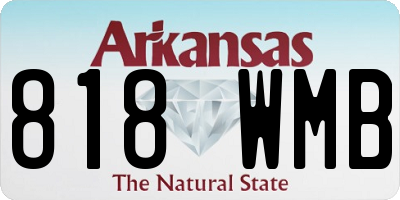 AR license plate 818WMB
