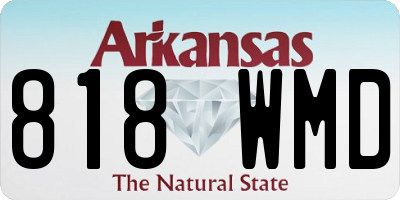 AR license plate 818WMD