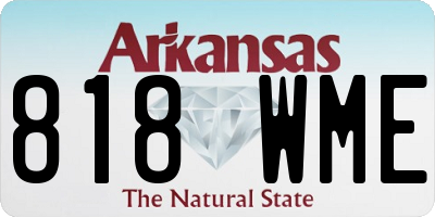 AR license plate 818WME
