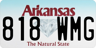 AR license plate 818WMG