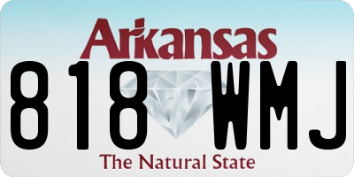 AR license plate 818WMJ