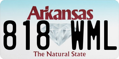AR license plate 818WML
