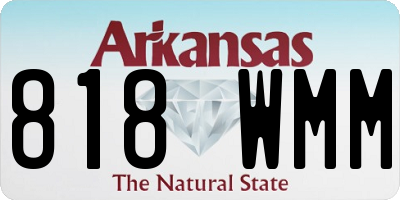 AR license plate 818WMM