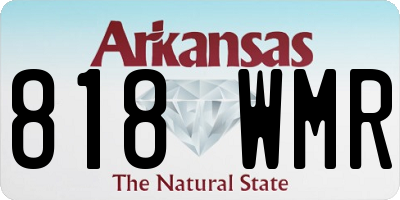 AR license plate 818WMR