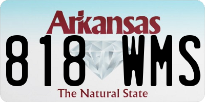 AR license plate 818WMS