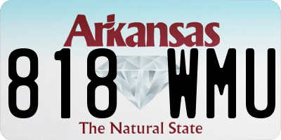AR license plate 818WMU