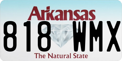 AR license plate 818WMX
