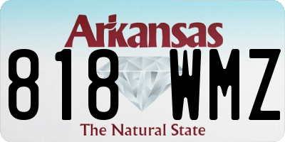 AR license plate 818WMZ
