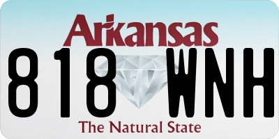 AR license plate 818WNH