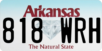 AR license plate 818WRH