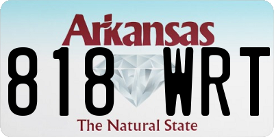 AR license plate 818WRT