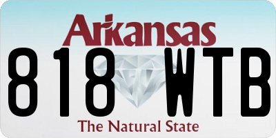 AR license plate 818WTB