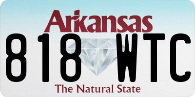 AR license plate 818WTC